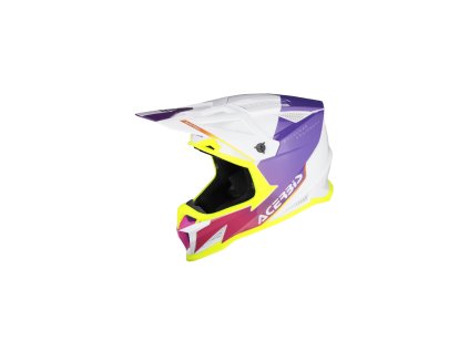 ACERBIS přilba T711 bílá/fialová L