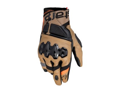 rukavice BELIZE 3 DRYSTAR, ALPINESTARS (černá/hnědá) 2025