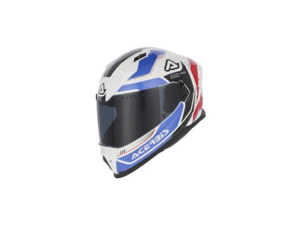 ACERBIS přilba X-WAY GRAPHIC bílá/modrá L