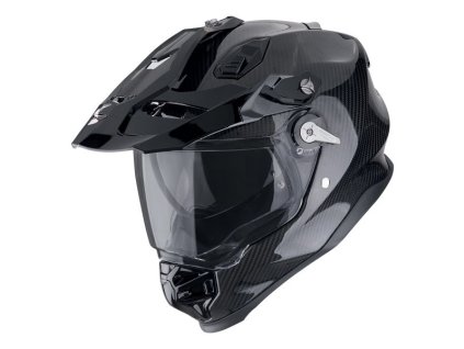 Moto přilba SCORPION ADF-9000 CARBON AIR solid černá