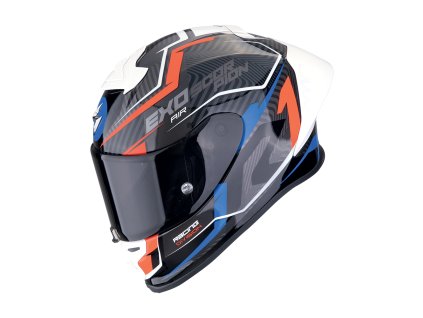 Moto přilba SCORPION EXO-R1 EVO II AIR COUP černo/červeno/modrá