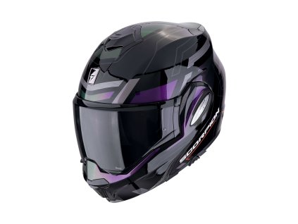 Moto přilba SCORPION EXO-TECH EVO CONQUER černý chameleon