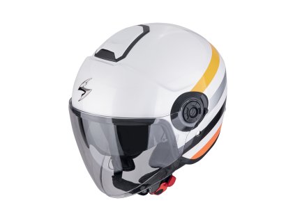 Moto přilba SCORPION EXO-CITY II BEE bílo/žlutá