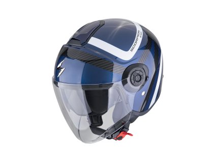Moto přilba SCORPION EXO-CITY II RIVA modro/černá
