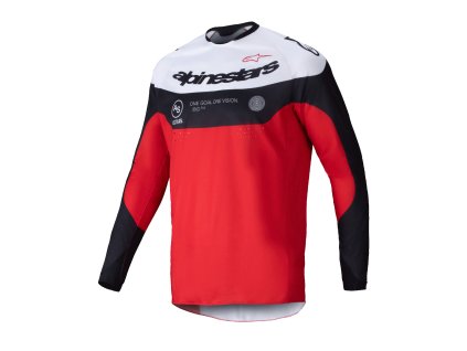 dres PRO-DURA, ALPINESTARS (černá/červená/bílá) 2025