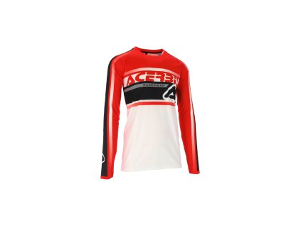 ACERBIS dres MX LINEAR LUGO bílá/červená L