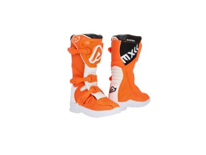 ACERBIS dětské boty X-TEAM KID oranž/bílá 37
