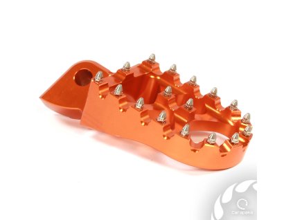 aluminium footpegs ktm sx sxf excf 2011 2016 orange 2
