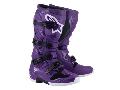 boty TECH 7, ALPINESTARS (fialová) 2025