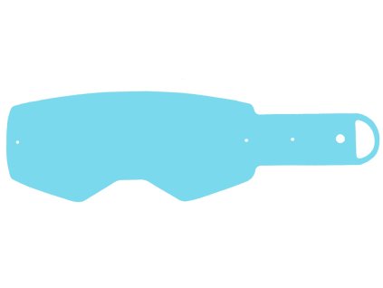 strhávací slídy plexi STANDARD pro brýle SUPERTECH, Q-TECH (50 vrstev v balení, čiré)