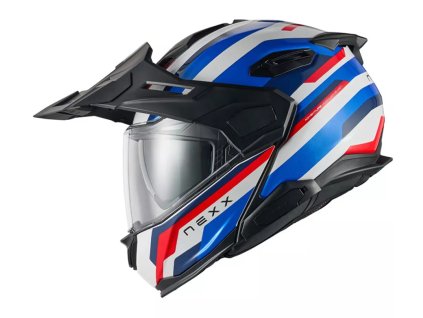 Helma na moto NEXX X.LIFECOUNTRY Westbound blue/red MT