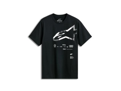 triko GEOGRAFICA CSF, ALPINESTARS (černá)