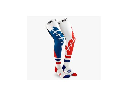 nadkolenky REV, 100% USA (bílá/modrá/červená)