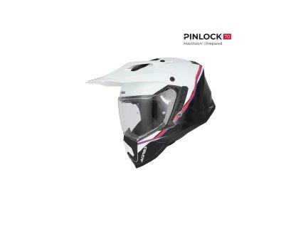 ACERBIS přilba ASSAULT GRAPHIC bílá/černá XL