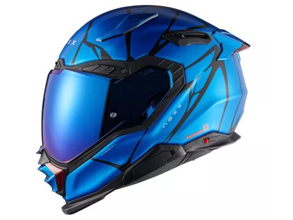 Helma na moto NEXX X.WST 3 B-SIDE blue MT