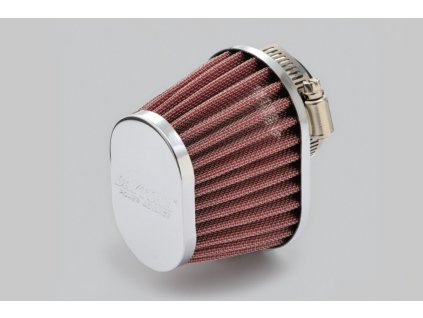"POWER ADVANCE" Univerzální oválný vzduchový filtr 42 mm rovný