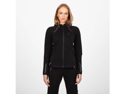 Shield Track Suit Womens Full Zip Hoody Black