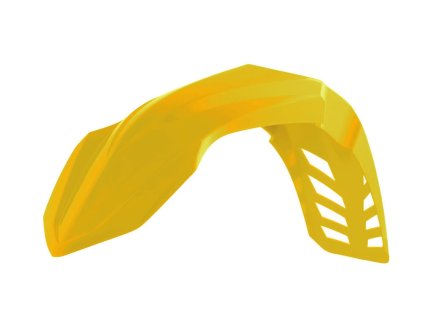 blatník přední YAMAHA, RTECH (žlutý, s průduchy)
