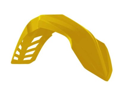 blatník přední YAMAHA/UNI, RTECH (žlutý, s průduchy)