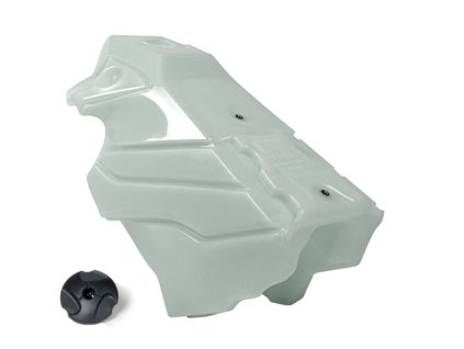 nádrž YZ REVOLUTION YAMAHA (objem 8,5 l), RTECH (čirá)