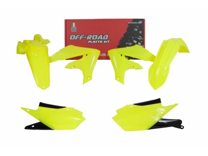 sada plastů YAMAHA, RTECH (neon žlutá, 4 díly)