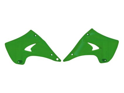 spoilery chladiče KAWASAKI, RTECH (zelené, pár)