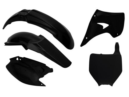 sada plastů KAWASAKI, RTECH (černá, 5 dílů)