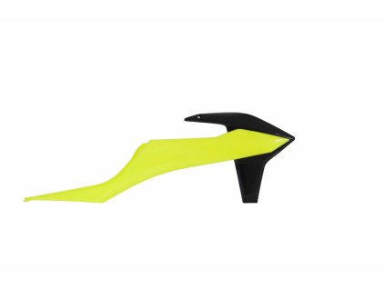 spoilery chladiče KTM, RTECH (neon žluto-černé, pár)