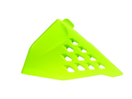 boční kryt vzduchového filtru levý KTM, RTECH (neon žlutý, s průduchy)