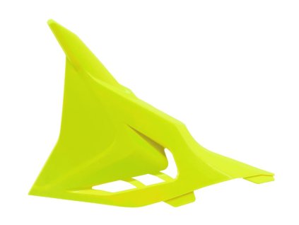 boční kryt vzduchového filtru levý KTM, RTECH (neon žlutý, s průduchy)