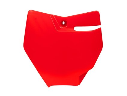čelní číslová tabulka KTM, RTECH (neon oranžová)