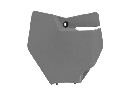 čelní číslová tabulka KTM, RTECH (šedá)