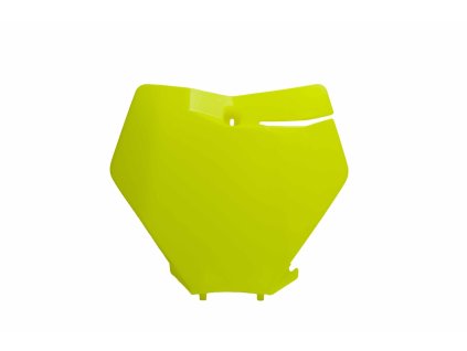 čelní číslová tabulka KTM, RTECH (neon žlutá)