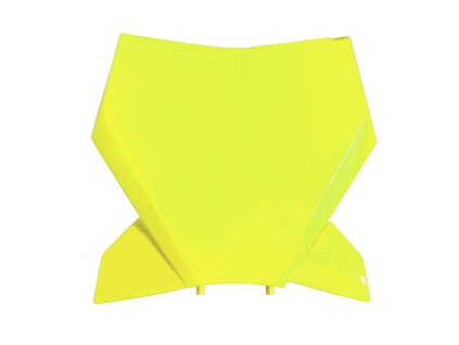čelní číslová tabulka KTM, RTECH (neon žlutá)