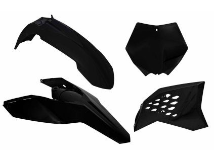 sada plastů KTM, RTECH (černá, 4 díly)