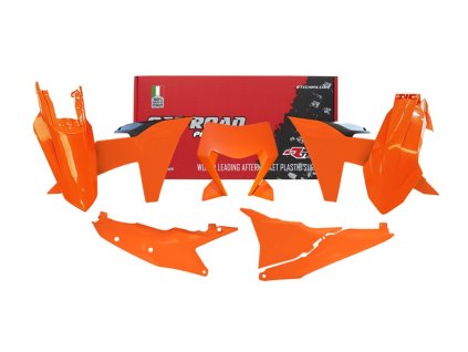 sada plastů KTM, RTECH (oranžovo-černá, 6 dílů)
