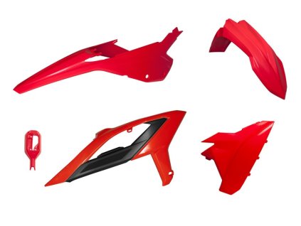 sada plastů BETA, RTECH (červená, 4 díly)