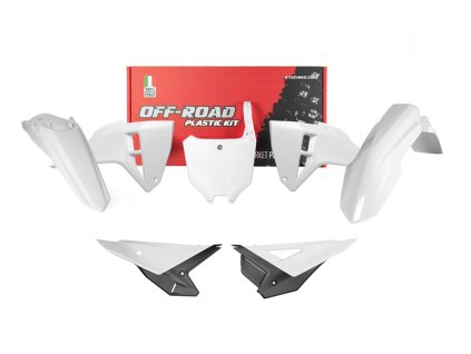 kompletní sada plastů 5 dílů HONDA, RTECH (bílá, černá)