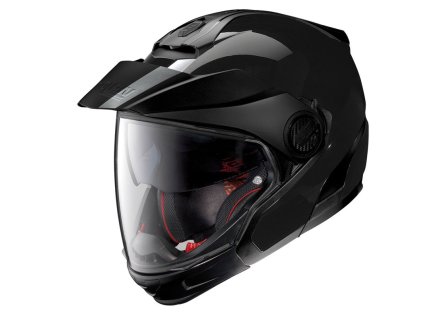 Moto helma Nolan N40-5 GT Classic N-Com Glossy Black 3