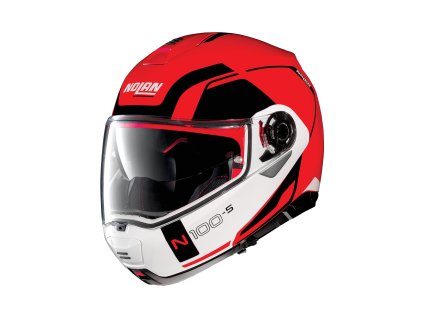 Moto helma Nolan N100-5 Consistency N-Com Corsa Red 23
