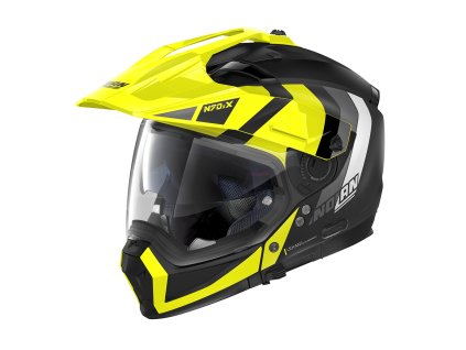 Moto helma Nolan N70-2 X Decurio N-Com Flat Black 30