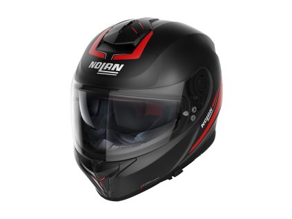 Moto helma Nolan N80-8 Staple N-com Flat Black 54