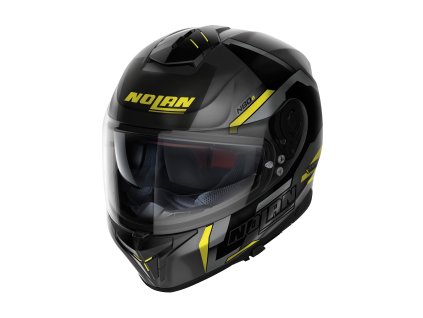 Moto helma Nolan N80-8 Wanted N-com Flat Black 72