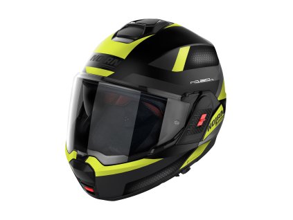 Moto helma Nolan N120-1 Subway N-com Flat Black 23