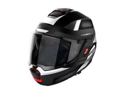 Moto helma Nolan N120-1 Subway N-com Flat Black 21