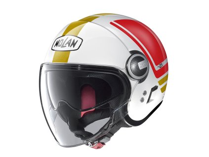 Moto helma Nolan N21 Visor 06 Flybridge Metal White 67