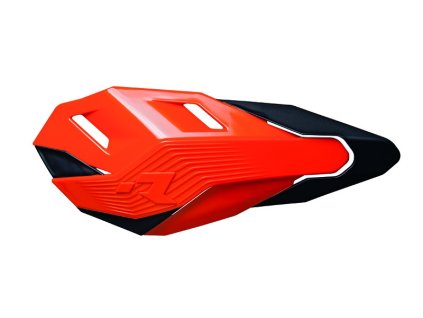 plasty krytů páček HP3, RTECH (oranžovo-černé, pár)