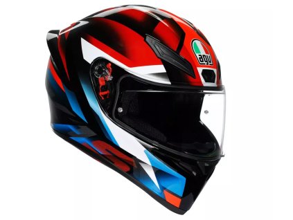 Integrální helma AGV K1S E2206 FASTLAP BLACK/RED/BLUE