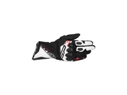 rukavice SP-3, ALPINESTARS (černá/bílá/červená fluo) 2025