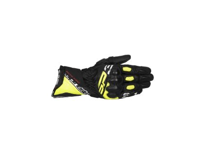 rukavice SP-3, ALPINESTARS (černá/žlutá fluo/bílá) 2025